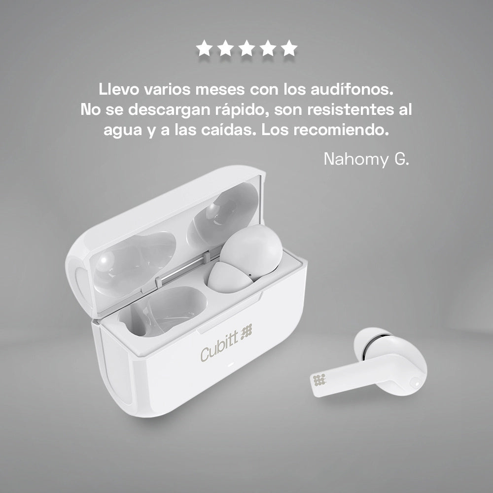 Audífonos Cubitt Wireless Earbuds Gen2 #color_snow white