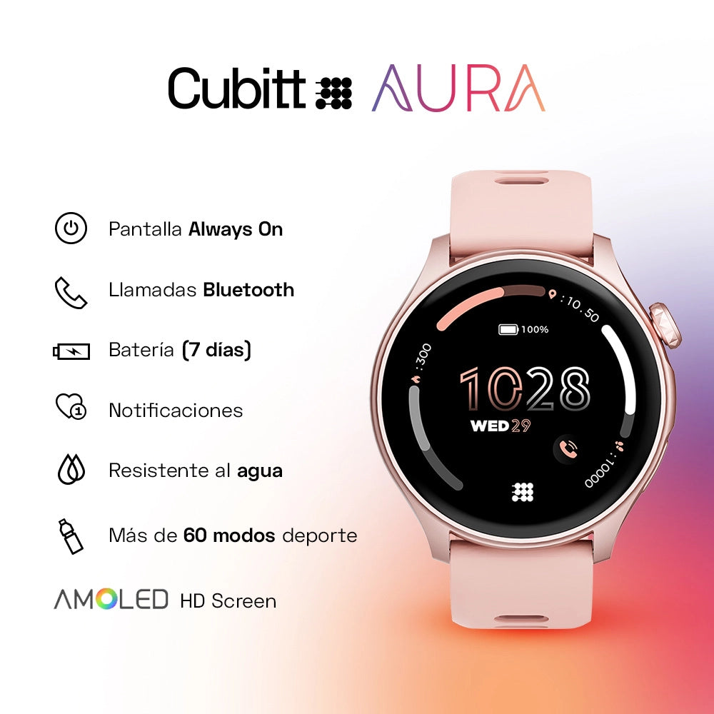 Reloj Cubitt AURA #color_rose gold