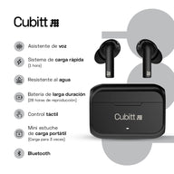 Audífonos Cubitt Wireless Earbuds Gen2 #color_obsidian black