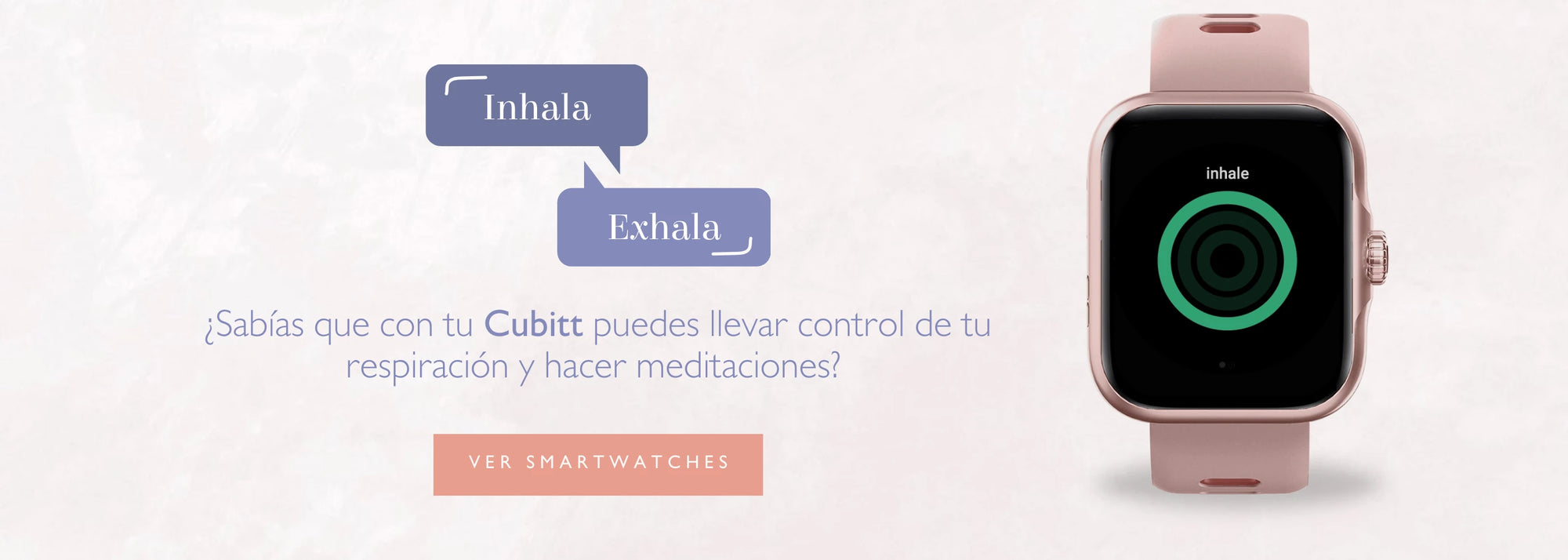 Control de la respiración con Cubitt Smartwatches