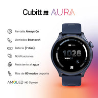 Reloj Cubitt AURA #color_deepest blue